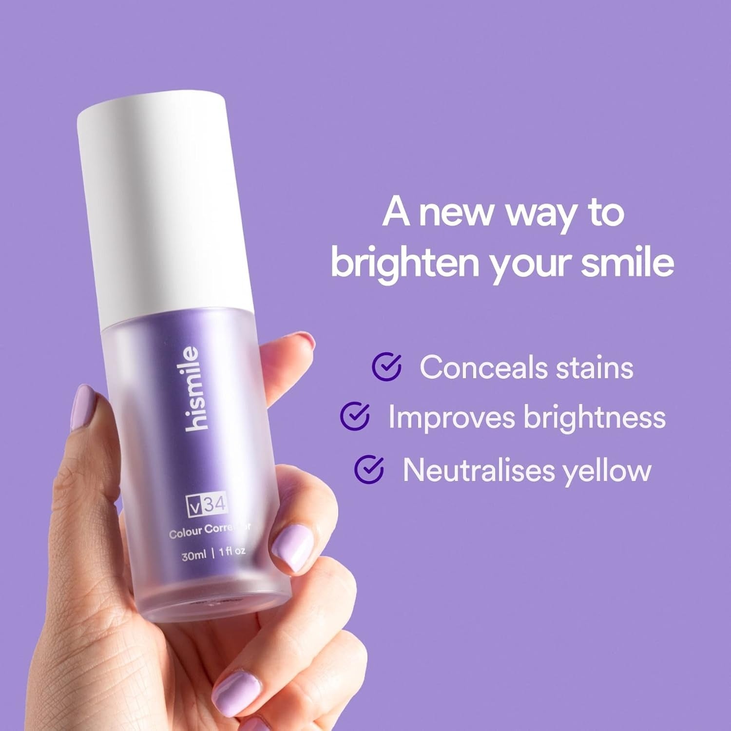 Get a Radiant White Smile – Hismile V34 Color Corrector