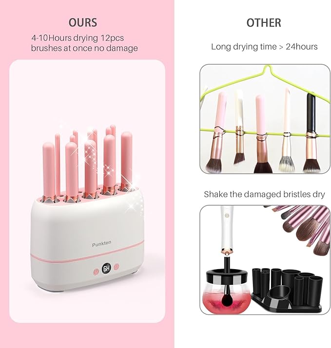 Luxury Pro Makeup Brush Cleaner & Dryer – Hygienic Beauty in Minutes