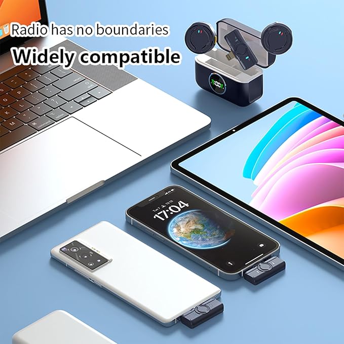 EchoGo – Wireless Mic for Smartphones | Charging Case Included