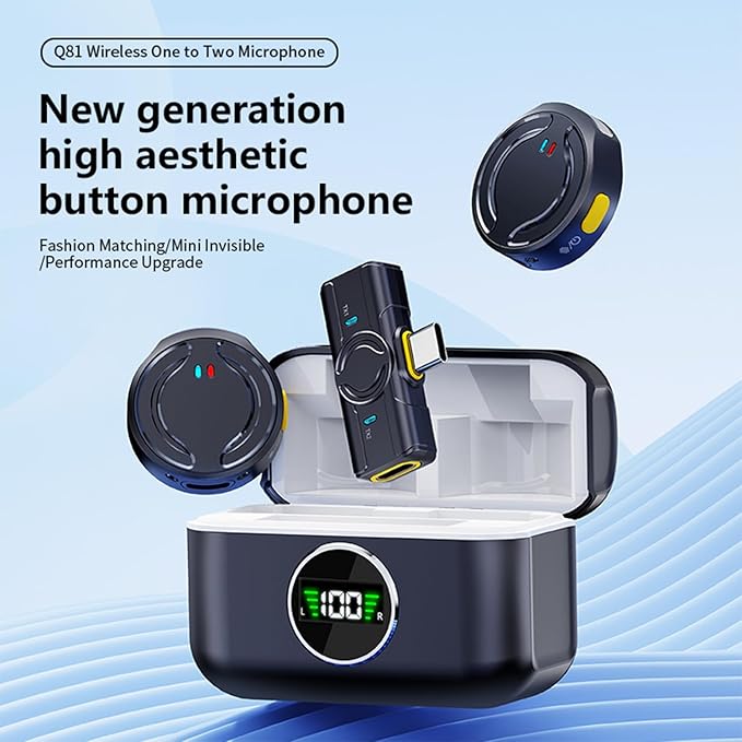 EchoGo – Wireless Mic for Smartphones | Charging Case Included