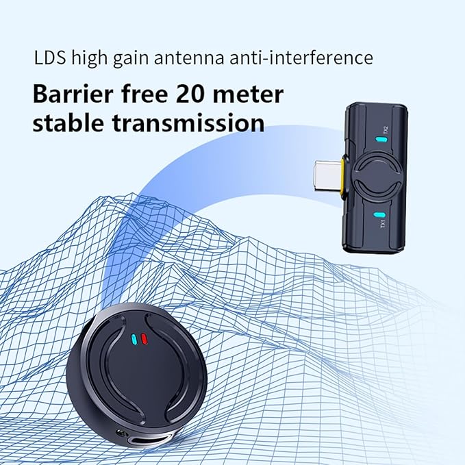 EchoGo – Wireless Mic for Smartphones | Charging Case Included