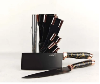 SliceSmart – Non-Slip 6-Piece Knife Set | Kitchen Ready in Style