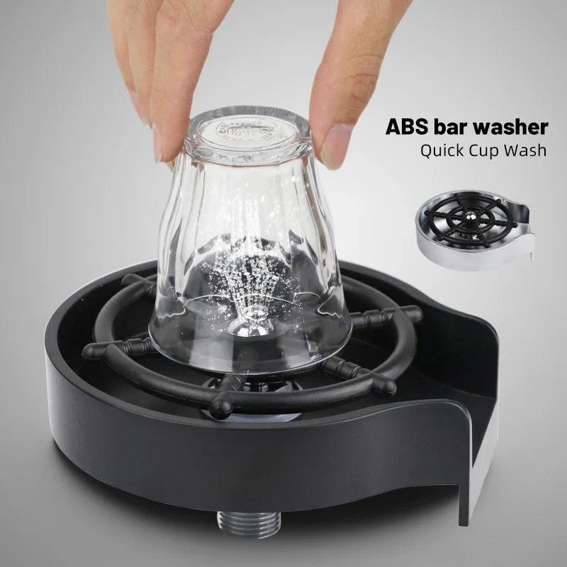 Effortless Cup Cleaning – High-Pressure Counter Sink Washer for Modern Kitchens