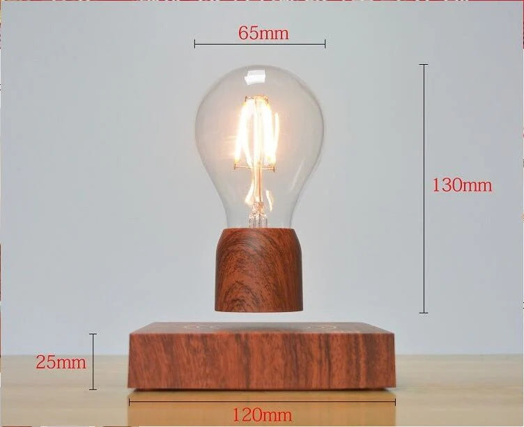OrbitGlow – Magnetic Floating Bulb Lamp | Smart Decor with Style